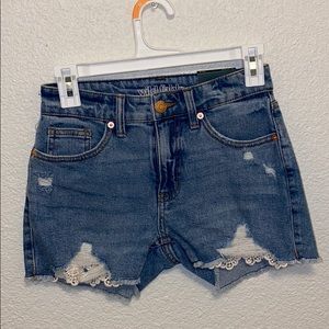 High rise shorts